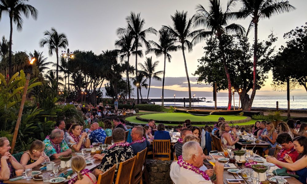 Old Lahaina Luau seating Old Lahaina Luau seating